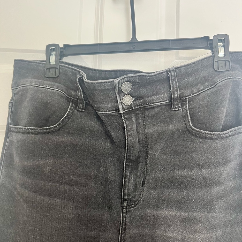 American Eagle Outfitters Dark Gray Denim Jeans Size 14